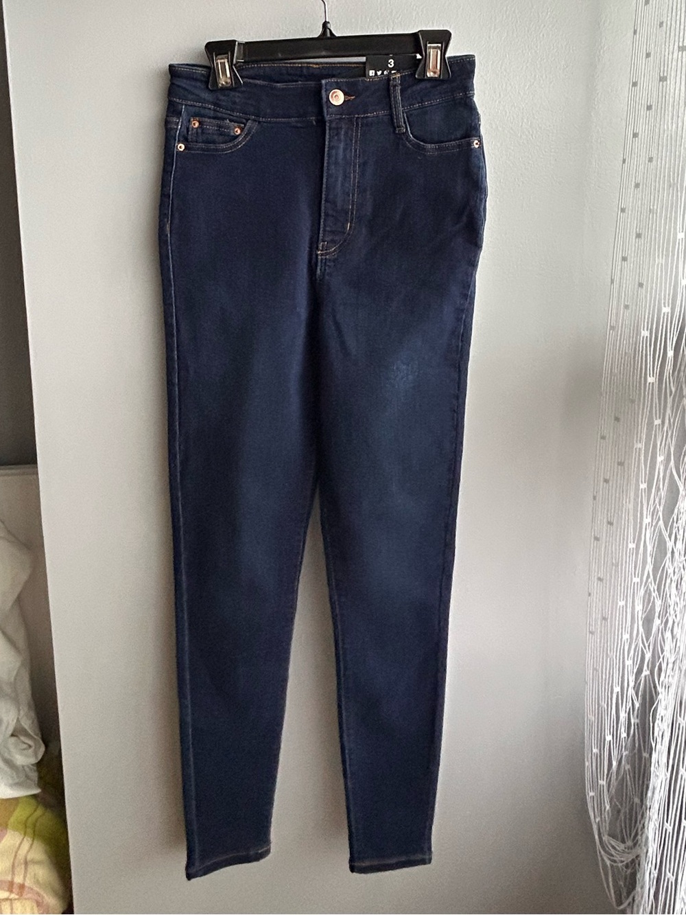 Fashion Nova Dark Navy Skinny Jeans